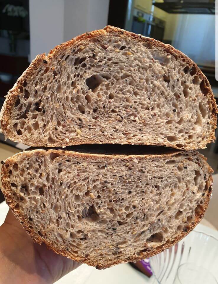 Chlieb Vodník so 100% hydratáciou