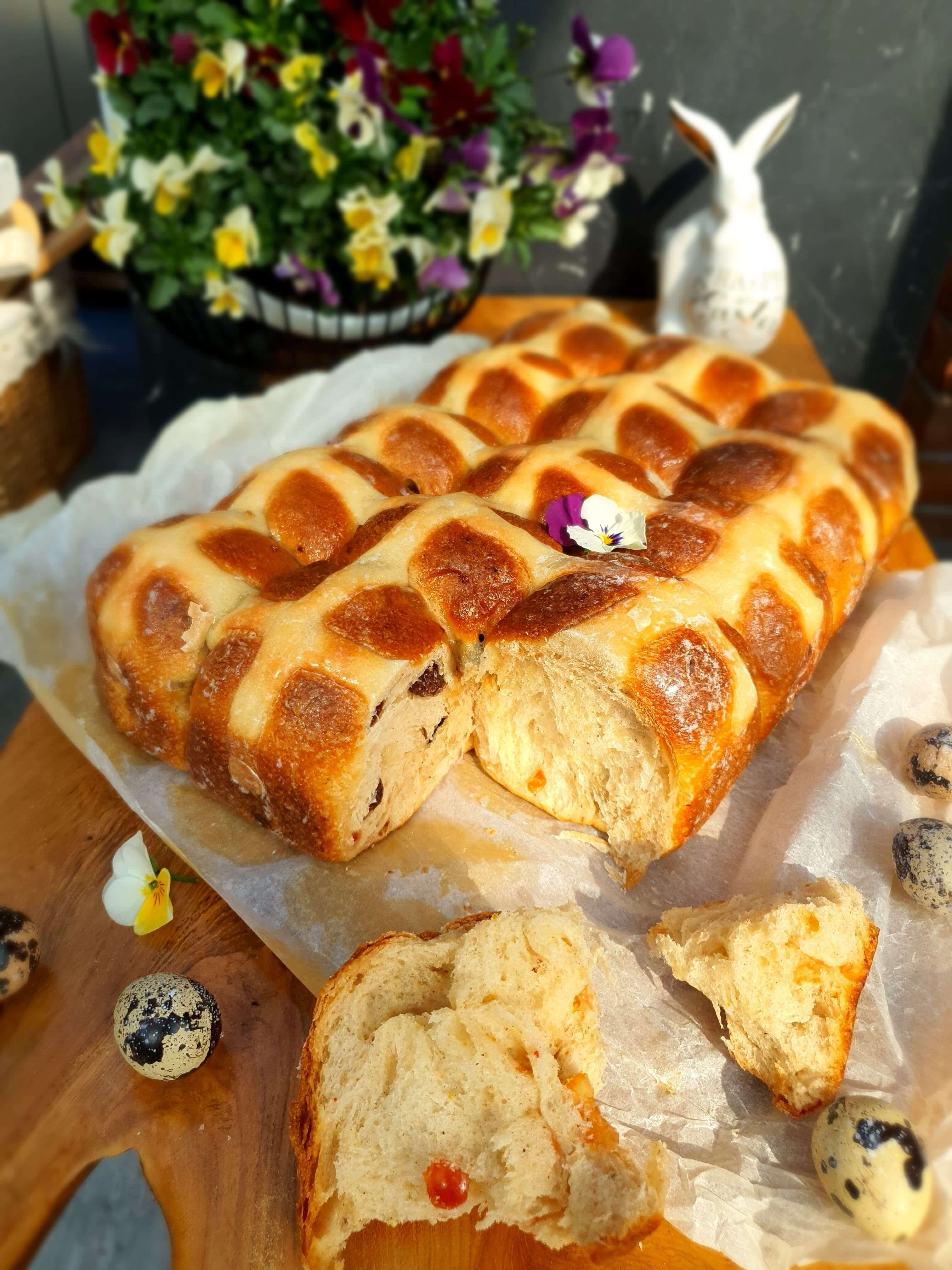 Tradičné korenisté Hot Cross Buns